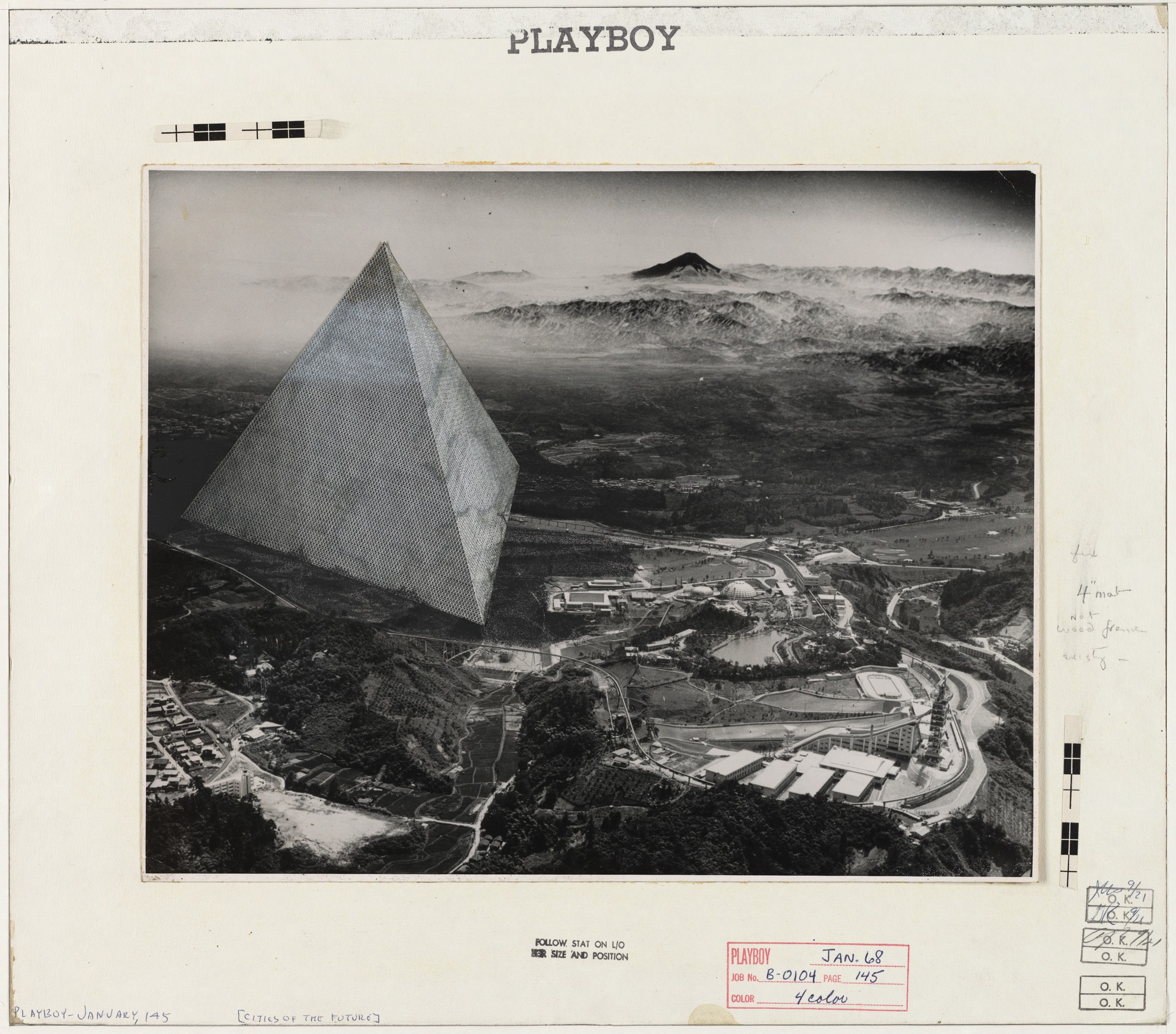 The Tetrahedron City–Richard Buckminster Fuller and Shoji Sadao–1966