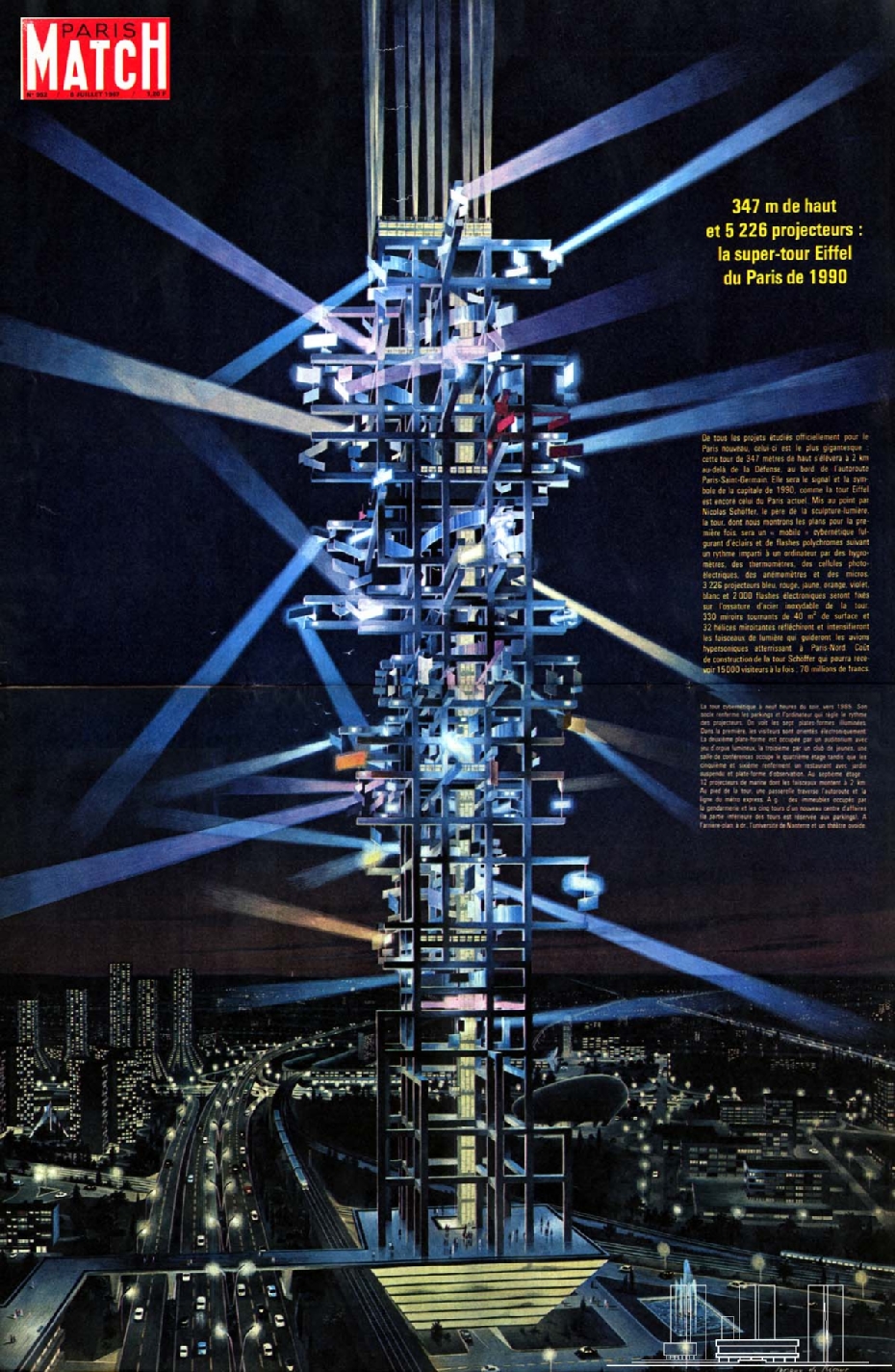 Cybernetic City–Nicolas Schoeffer–1969